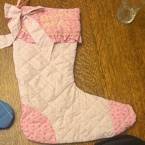 Strawberry Milk Mob Pink Holiday Stocking